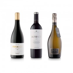 Lote de vinos 3 botellas caja de madera Bellcaire