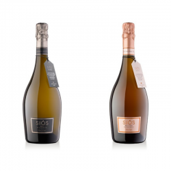 Lot de vins Siós Brut Reserva en caixa de fusta