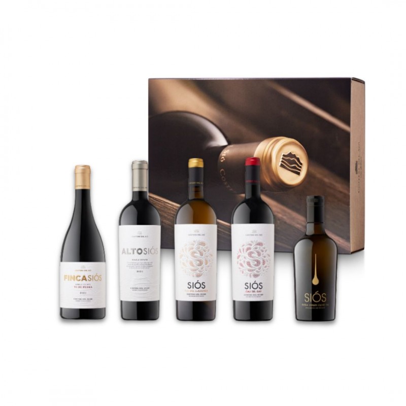 Lote Vinos para Regalar 4 botellas La Sentiu y aceite