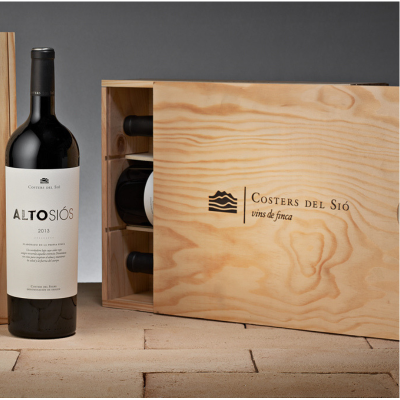 Vinos para regalar | Alto Siós Magnum en caja de madera 3 | DO Costers del Segre botellas
